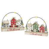 Hanging light up houses (2 varieties)